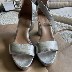Silver Women's Heels